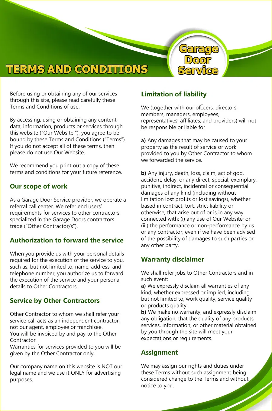 Master Garage Door Service Miramar, FL 954-278-3465